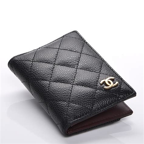 chanel caviar quilted card holder wallet|Long Wallets .